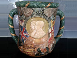 Royal Doulton George V Jubilee Loving Cup, 1935, No.599, Limited Edition of 1000.