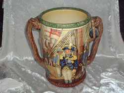 Royal Doulton Admiral Lord Nelson Loving Cup, Designers: Charles Noke & Harry Fenton, Issued: 1935. Limited Edition of 600.