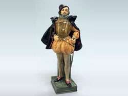 Sir Walter Raleigh HN1751 - Designer: Leslie Harradine, Issued: 1936-1949. Colours: Orange & Purple. Variations: HN1742, HN2015.